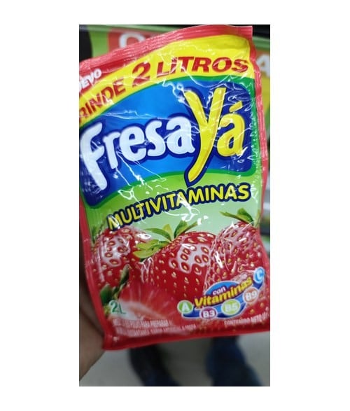 Ref en Polvo Fresa 18 GR