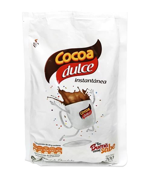 Cocoa Dulce Inst Bolsa 200 GR