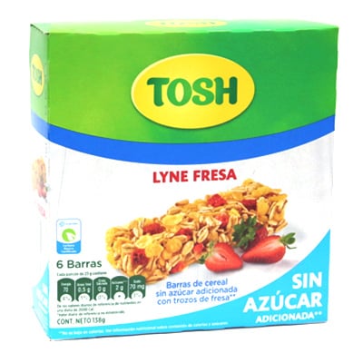 Barra de Cereal Fresa 138 GR 6S