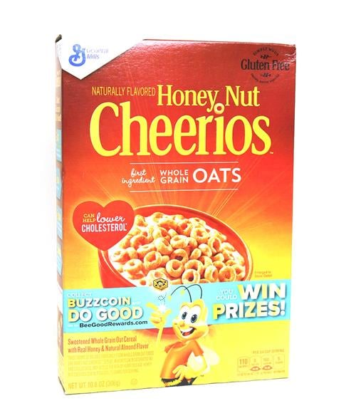 Cereal Cherrios Honey Nut 10.80 OZ