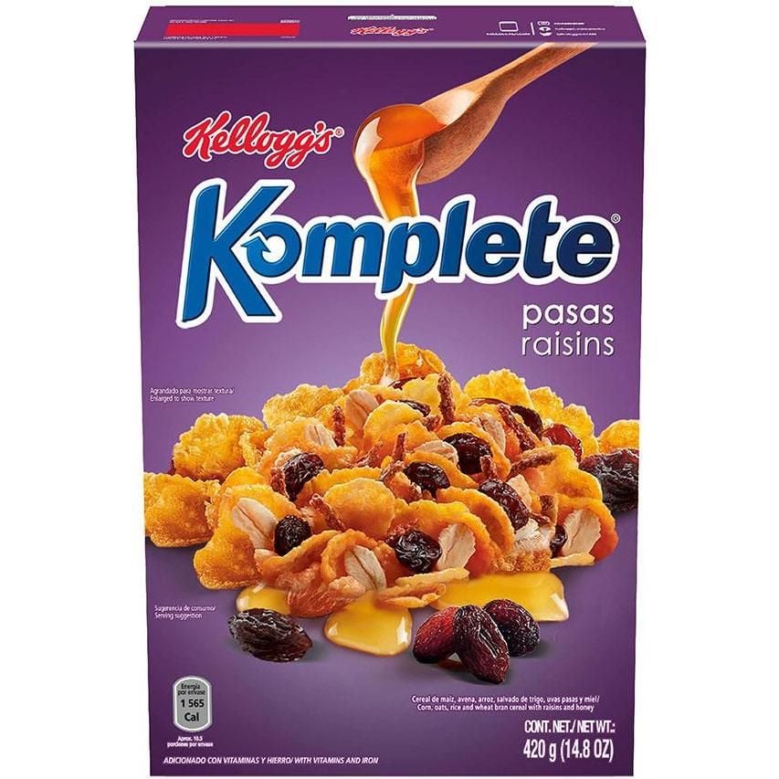 Cereal Komplete Pasas 420 GR 7593