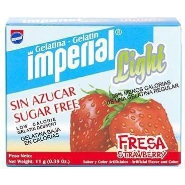 Gelatina Dietetica Fresa 11 Grs