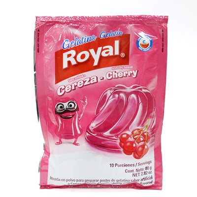 Gelatina Sabor Cereza 80 Grs