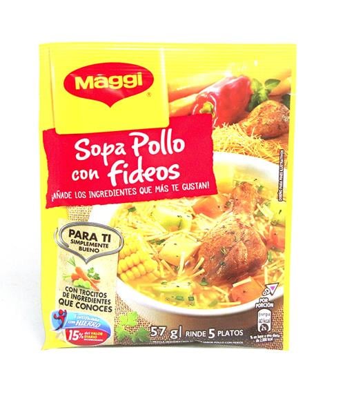 Sopa de Pollo C/Fideos 55 GR (12)