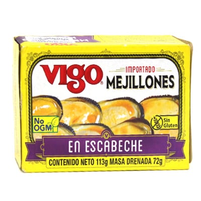 Mejillones en Escabeche 115 Grs