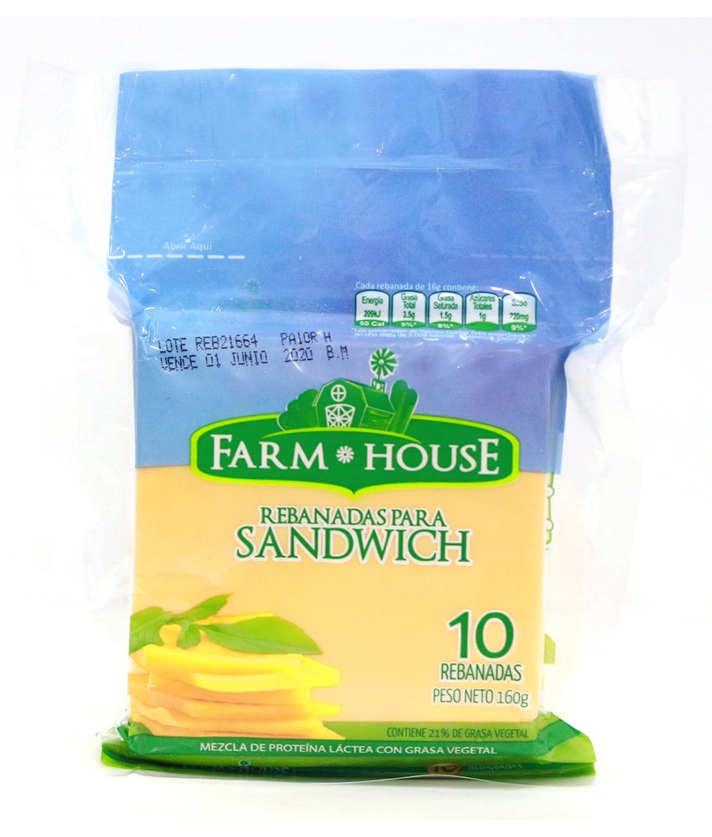 Queso Procesado 10 Sl 160 GR