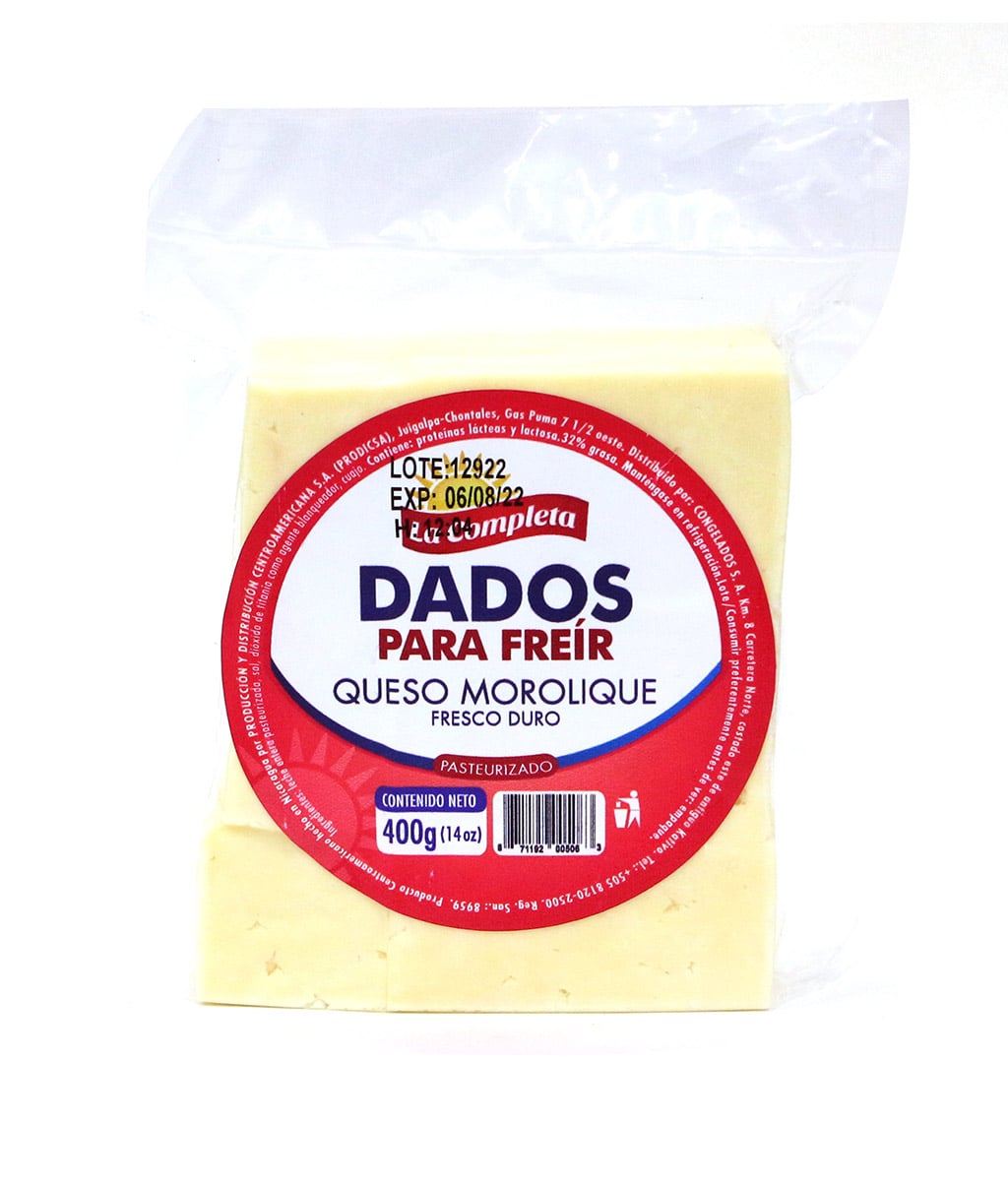 Dados de Queso Moralique 400 GR