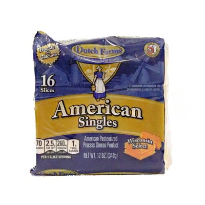 Queso Americano Sliced 12 OZ