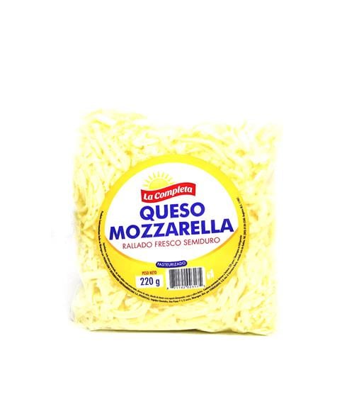 Queso Mozarella Rayado B.grasa 220