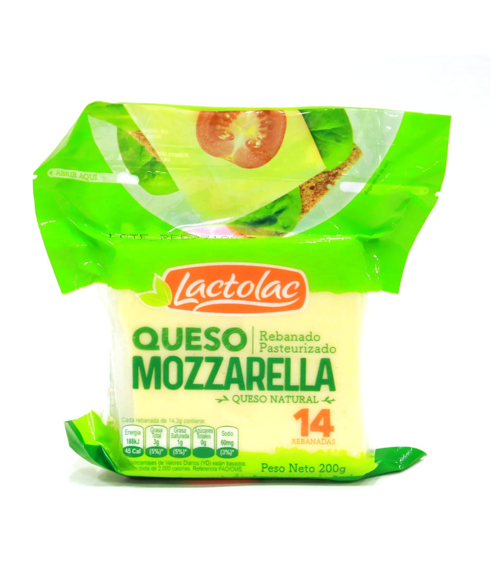 Queso Mozarella 14SL 200 Grs