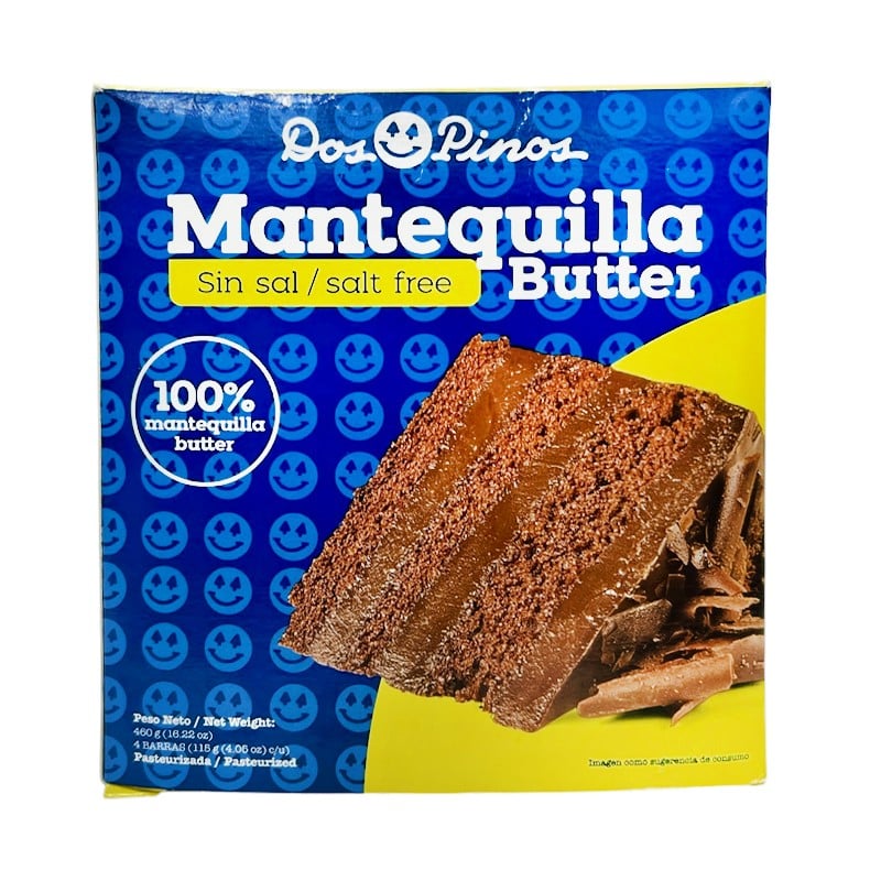 Mantequilla S/Sal 115 GR - Dos Pinos (Caja)
