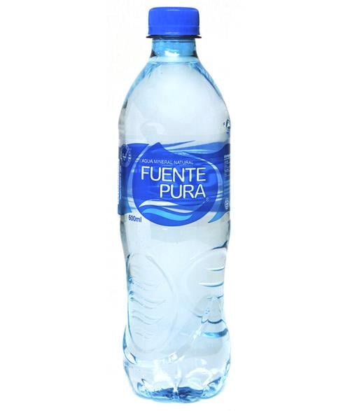Agua Purificada PET Tapa Plana 600 ML