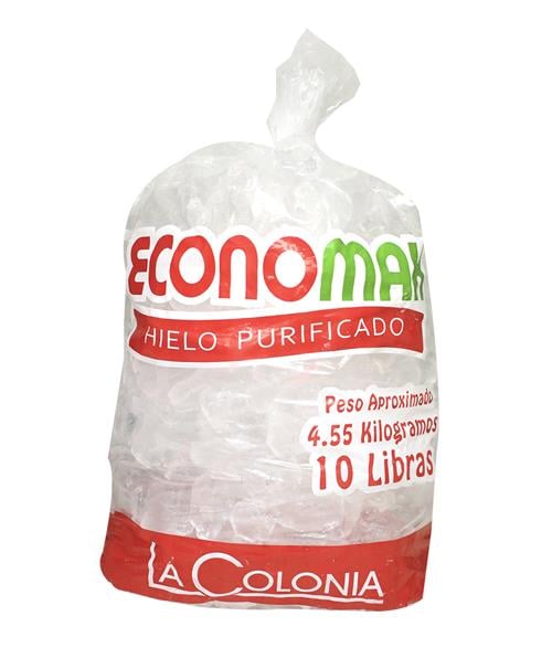 Hielo Purificado Bolsa 10 Lbs
