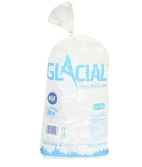 Hielo Purificado Bolsa 25 Lbs