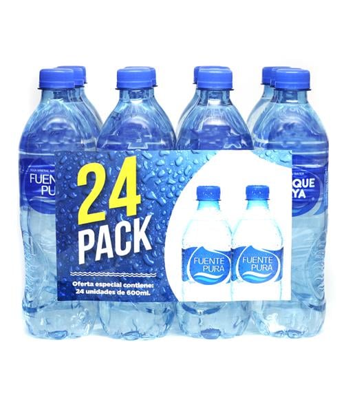 Agua Purificada 600 ML Pk 24 S
