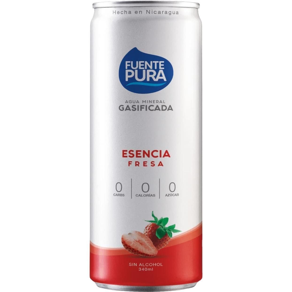Agua Mineral Gasif Fresa 340 ML