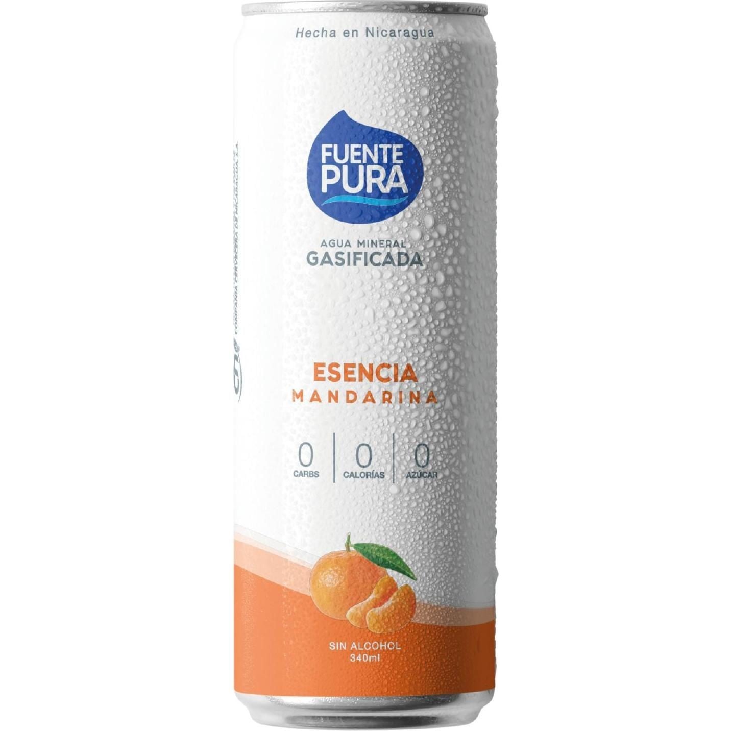 Agua Purif Gasif E Mandarina 340 ML