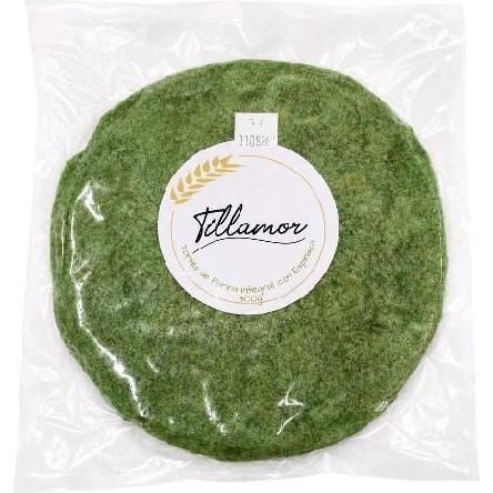 Tortilla Harina Integ C/Espinaca 10 S