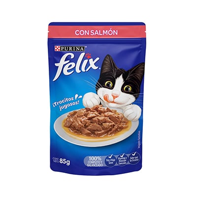 Alimento P/Gato Sab Salmon 85 GR