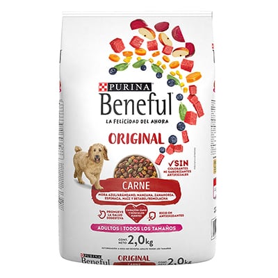 Alimento P/Perro Adultos Carne 2 KG