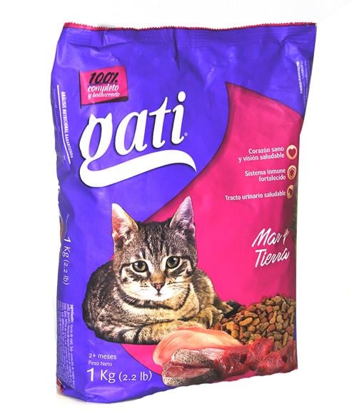 Alimento P/Gatos Mar y Tierra 1 KG