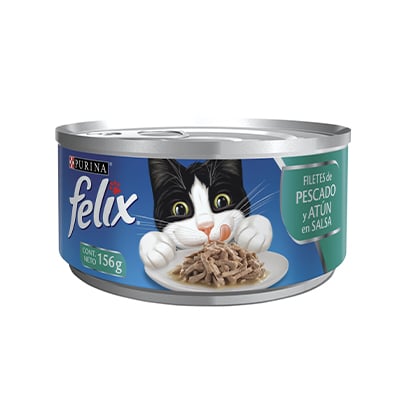 Alimento P/Gato Pate Pesc Atun 156 GR