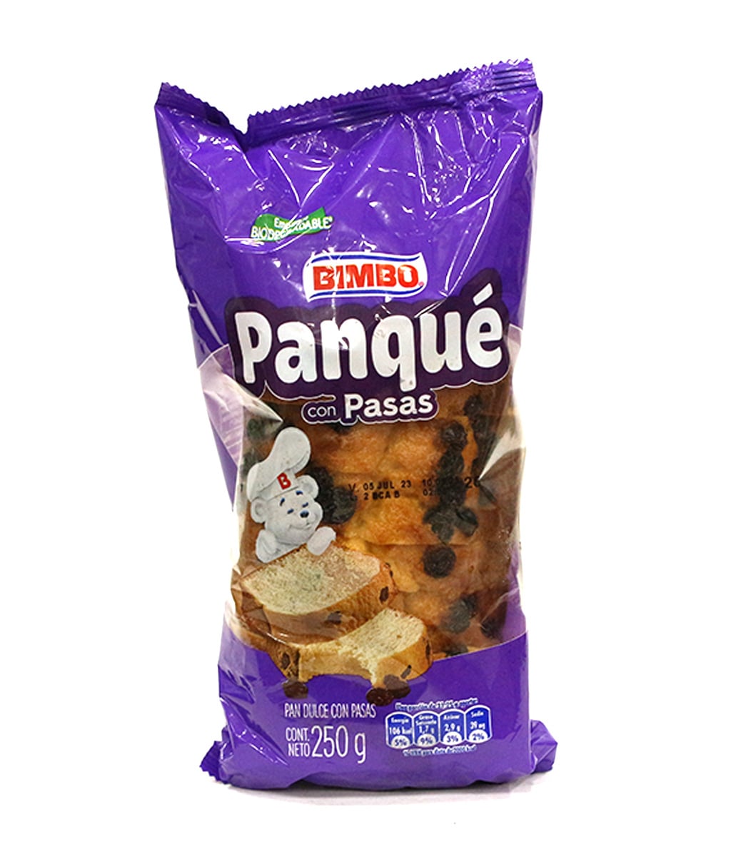 Panque de Pasas Pudin 250 GR