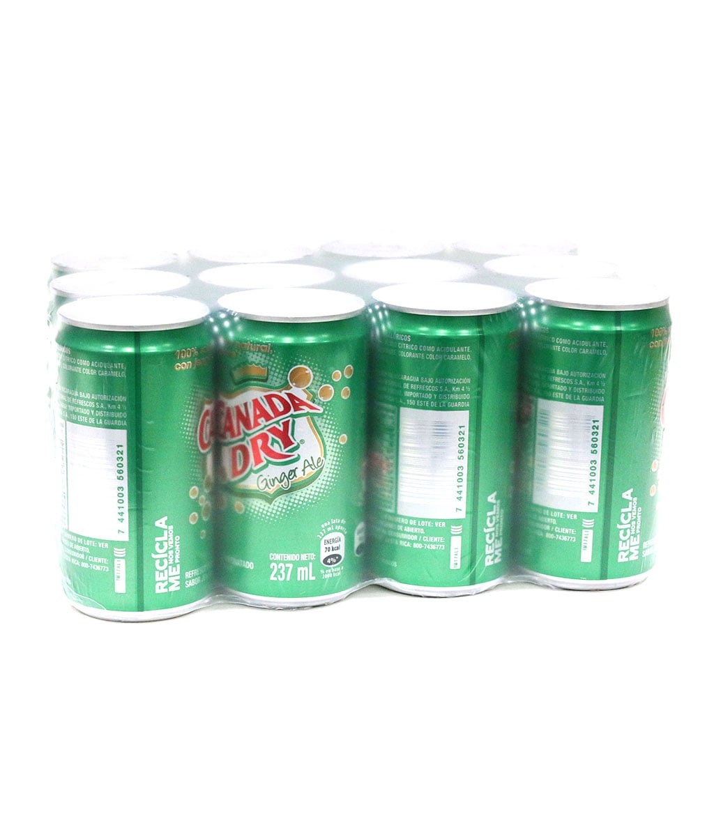 Gaseosa Ginger Ale Jeng 237 ML 12PK