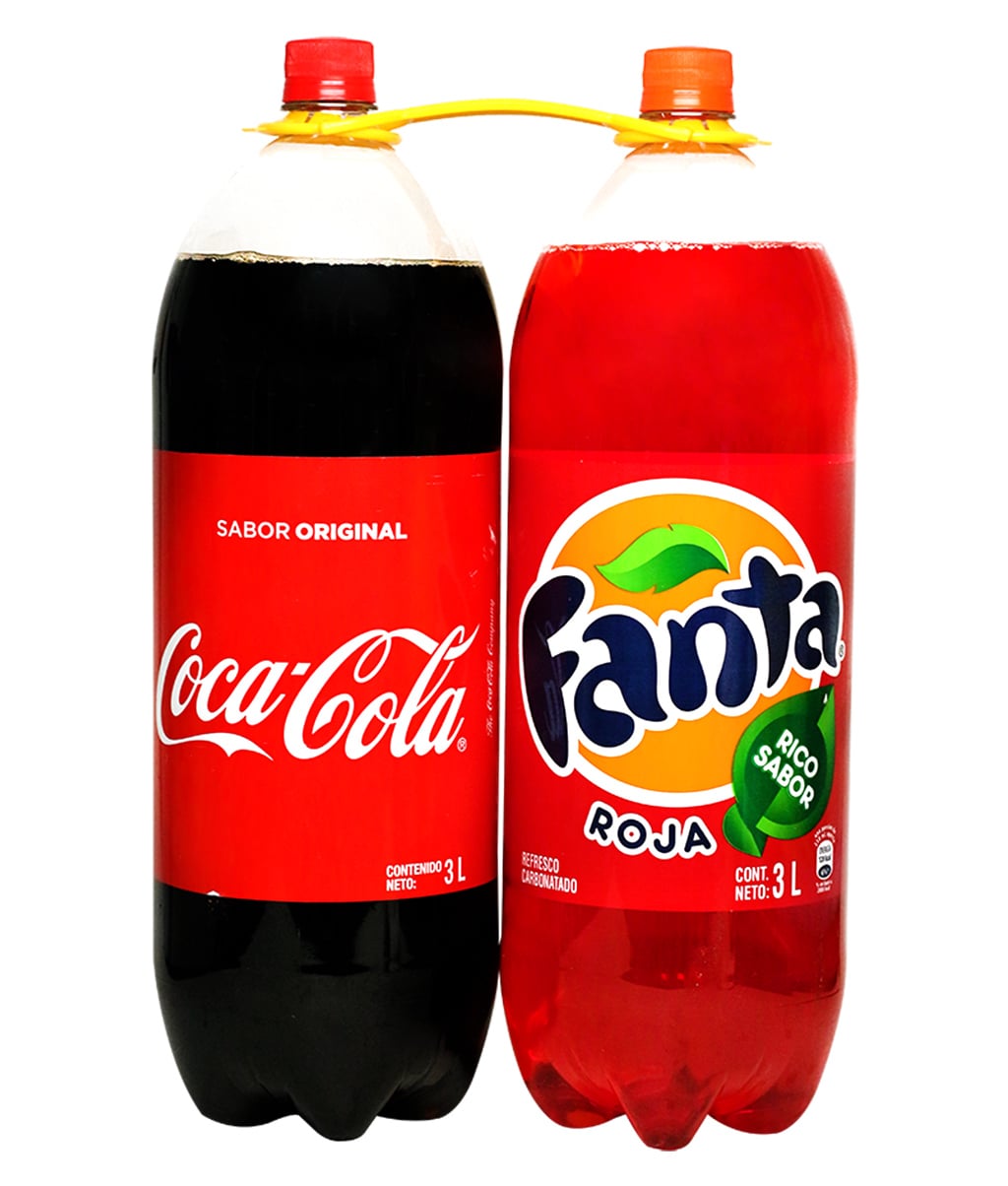 Gaseosa C.cola/F.roja 3 LT Pk 2PK