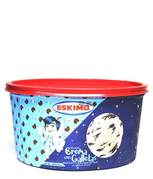 Sorbete de Crema con Galleta 1 Galon