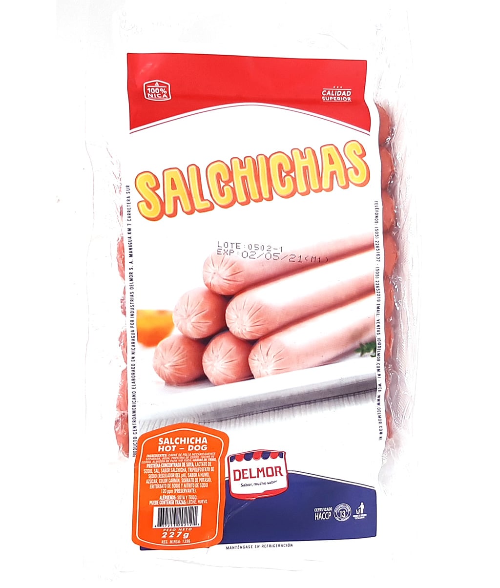 Salchicha Hot Dog 227 GR