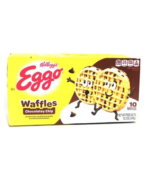 Waffles Choc Chips 10S 12.3 OZ