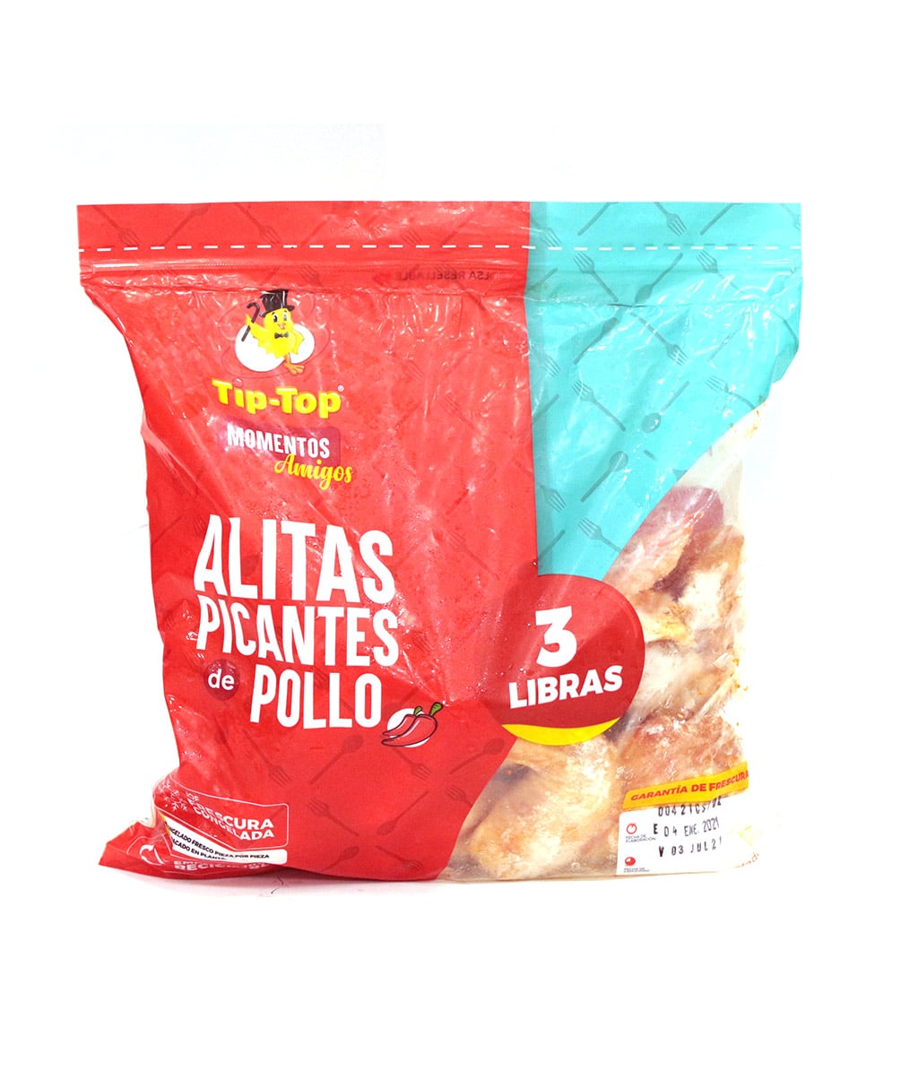 Alitas Picantes Bol 3 LB