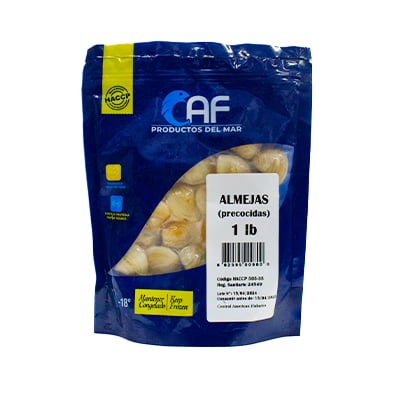 Almejas Entetas 40-60 Bol 1 LB