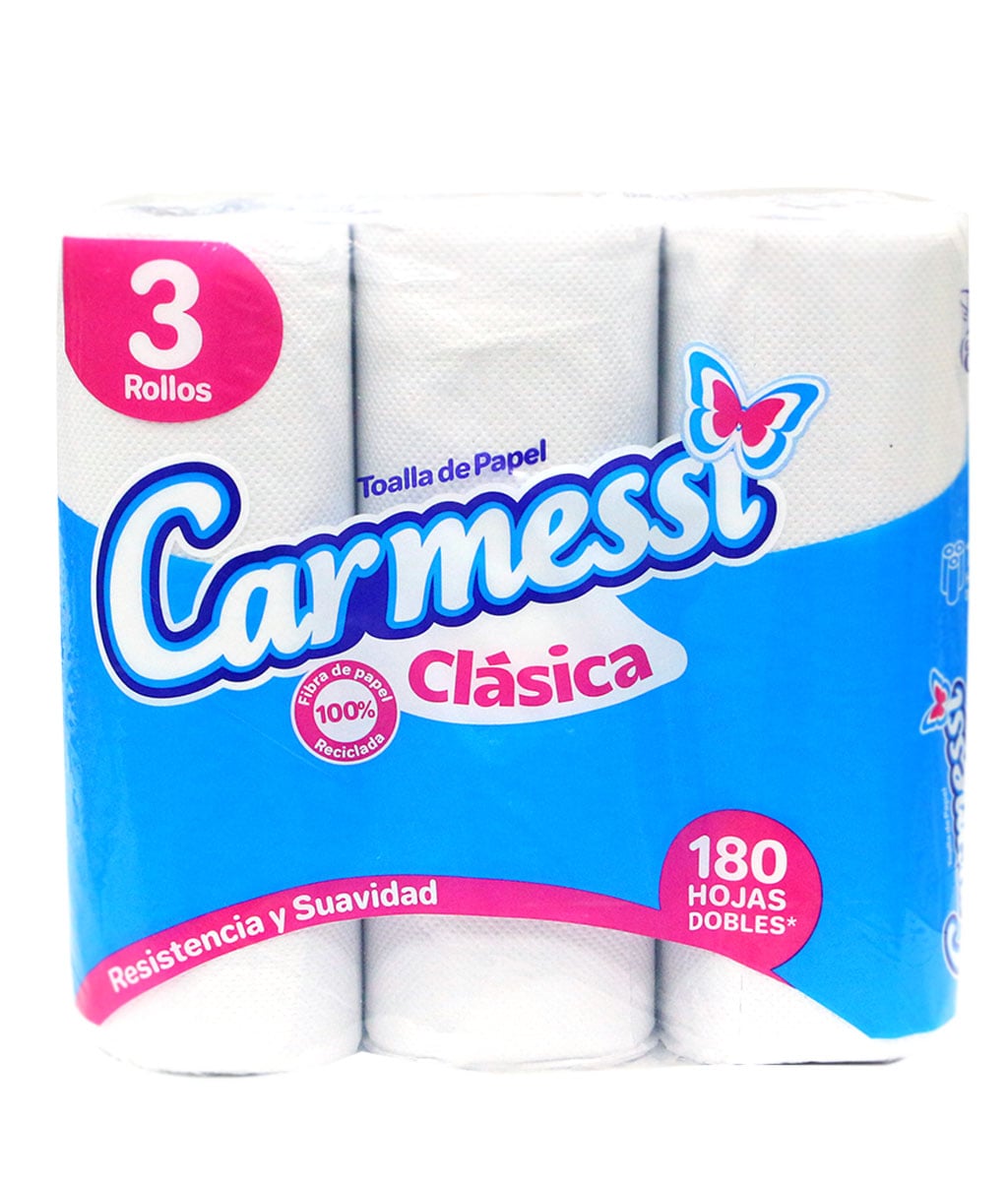 Toalla Clasica de Papel 60H 3PK