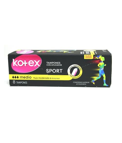 Tampones Sport Flujo Med 8S