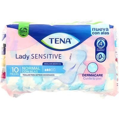 Toalla Sensit P/Incont C/Alas 10S