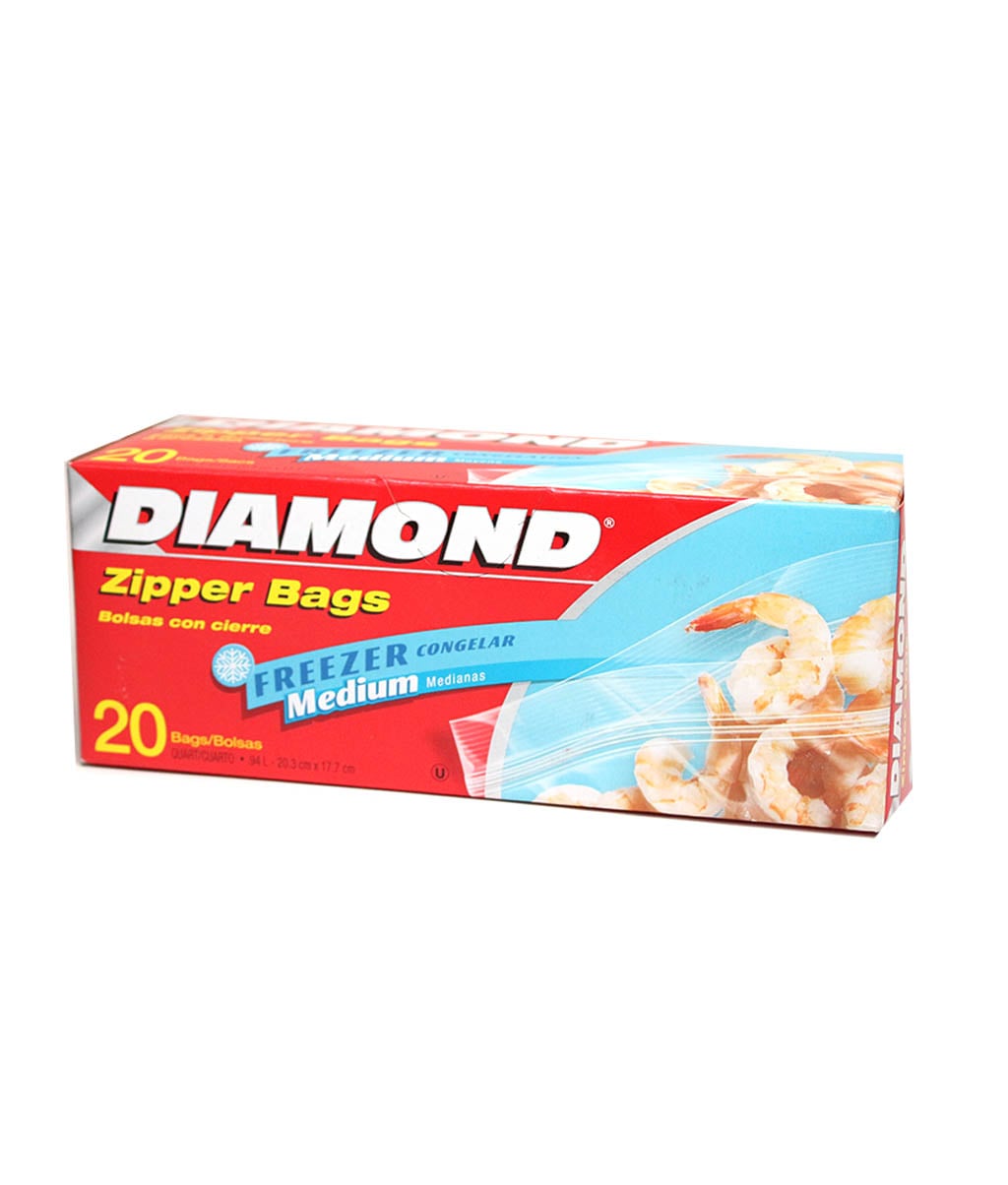 Bolsa C/Ziper P/Cong Aliment Med 20S