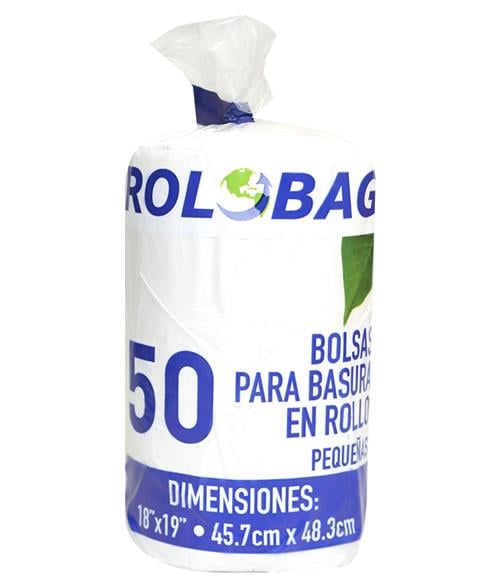 Bolsa Blanca Peq 18X19 R 50S