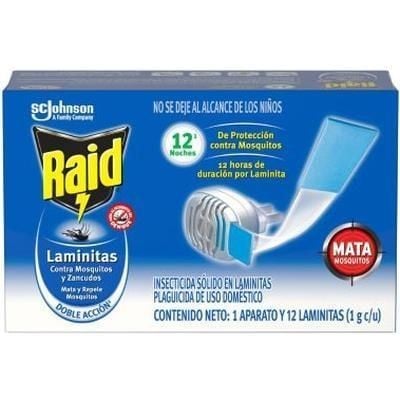 Insecticida Solido Apto y Laminas 12UN