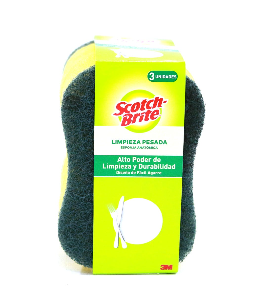 Esponja Doble Uso Anatomica 3 Pk 6747