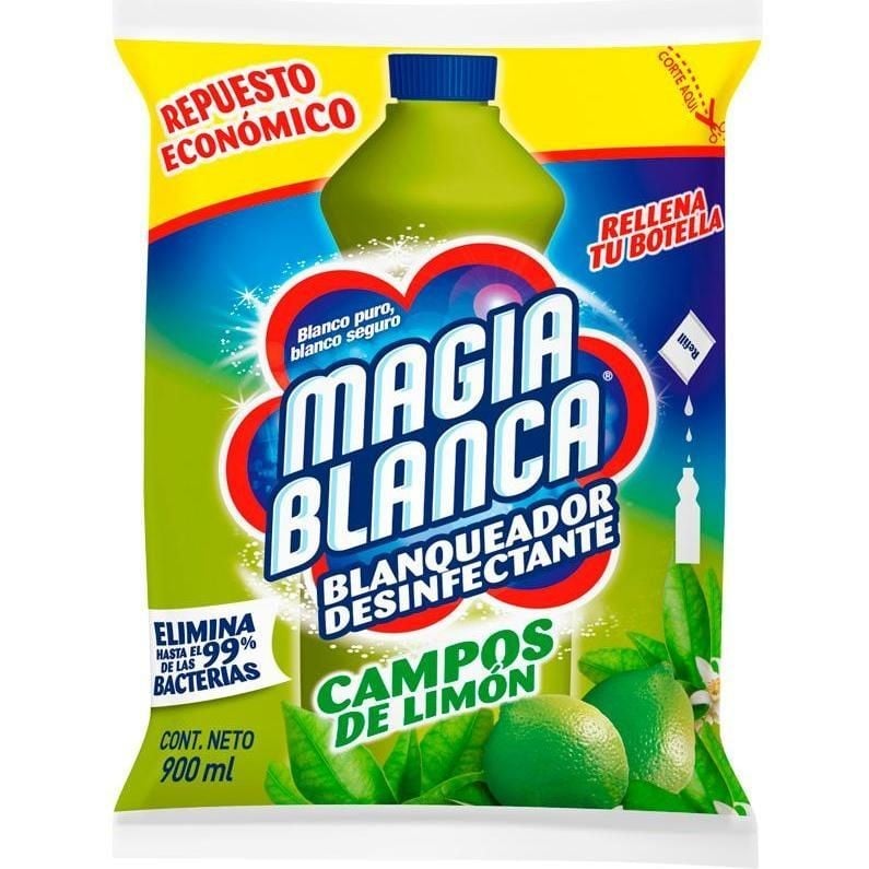Cloro Liq Limon Bolsa 900 ML