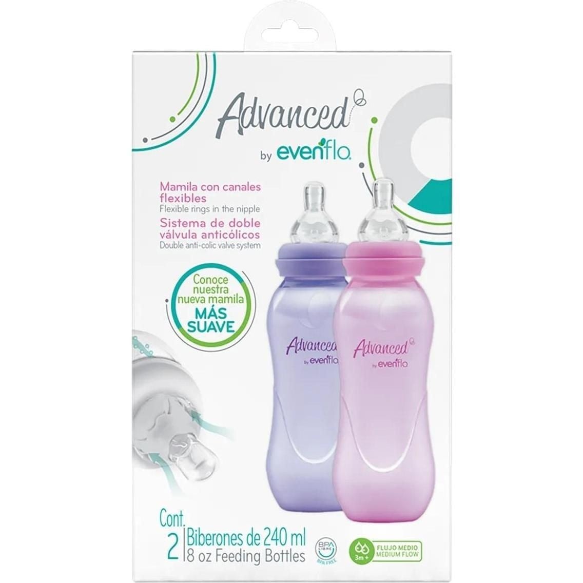 Biberon Advanced Niña 8 OZ 2 Pk