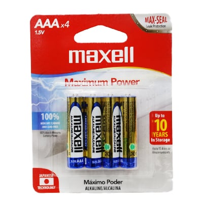 Bateria Alkalina AAA4