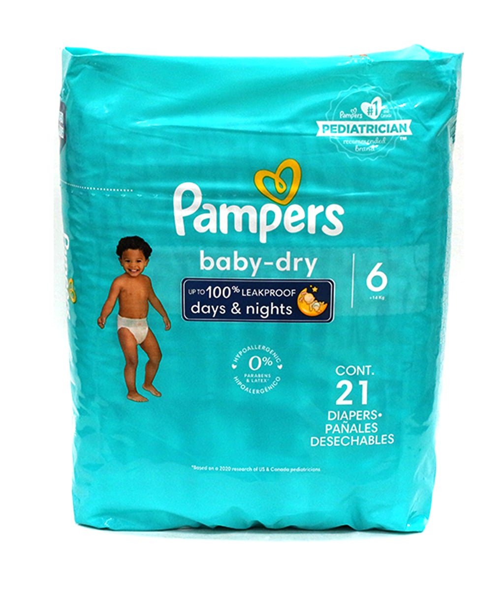 Pañal Baby Dry S6 Jumbo 21 Ct