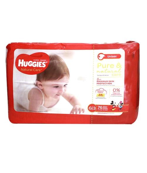 Pañal Nat Care Bigp Cotton L Pk 74 S