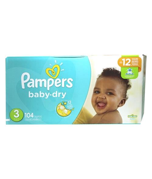 Panal Baby Dry Caja S3 Sup 104S