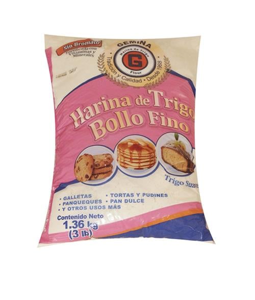 Harina Bollo Fino 3 Libras - Gemina