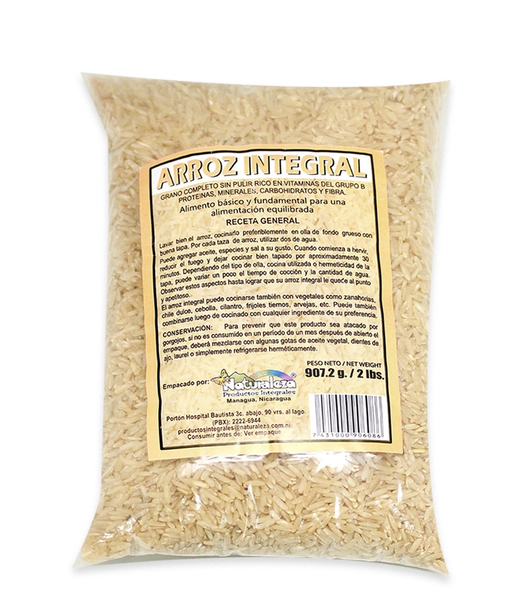 Arroz Integral Bolsa 907.18 Grs - Naturaleza