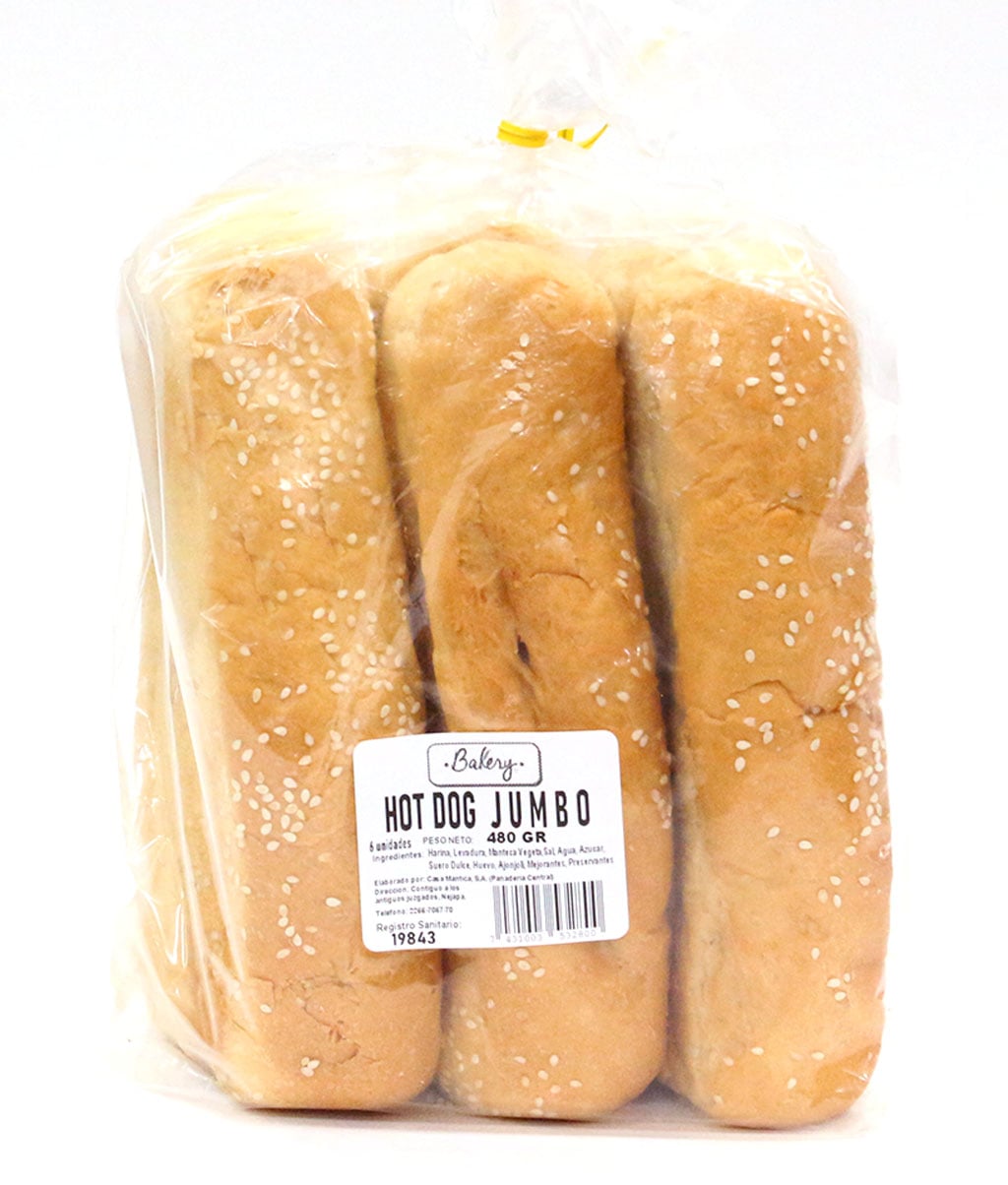 Hot Dog Jumbo 480 GR
